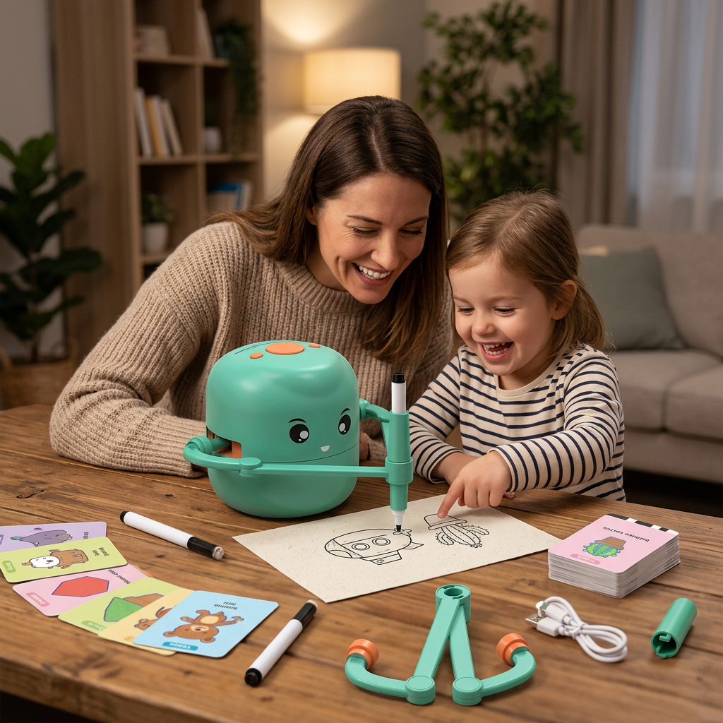 Smart Educational Drawing Robot for Kids